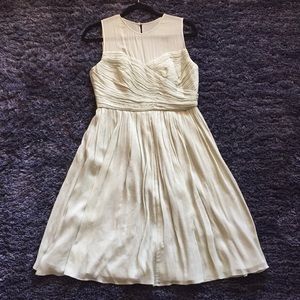 Sage green J Crew bridesmaid or prom dress